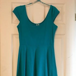 Lauren Conrad spring dress with cap sleeves.